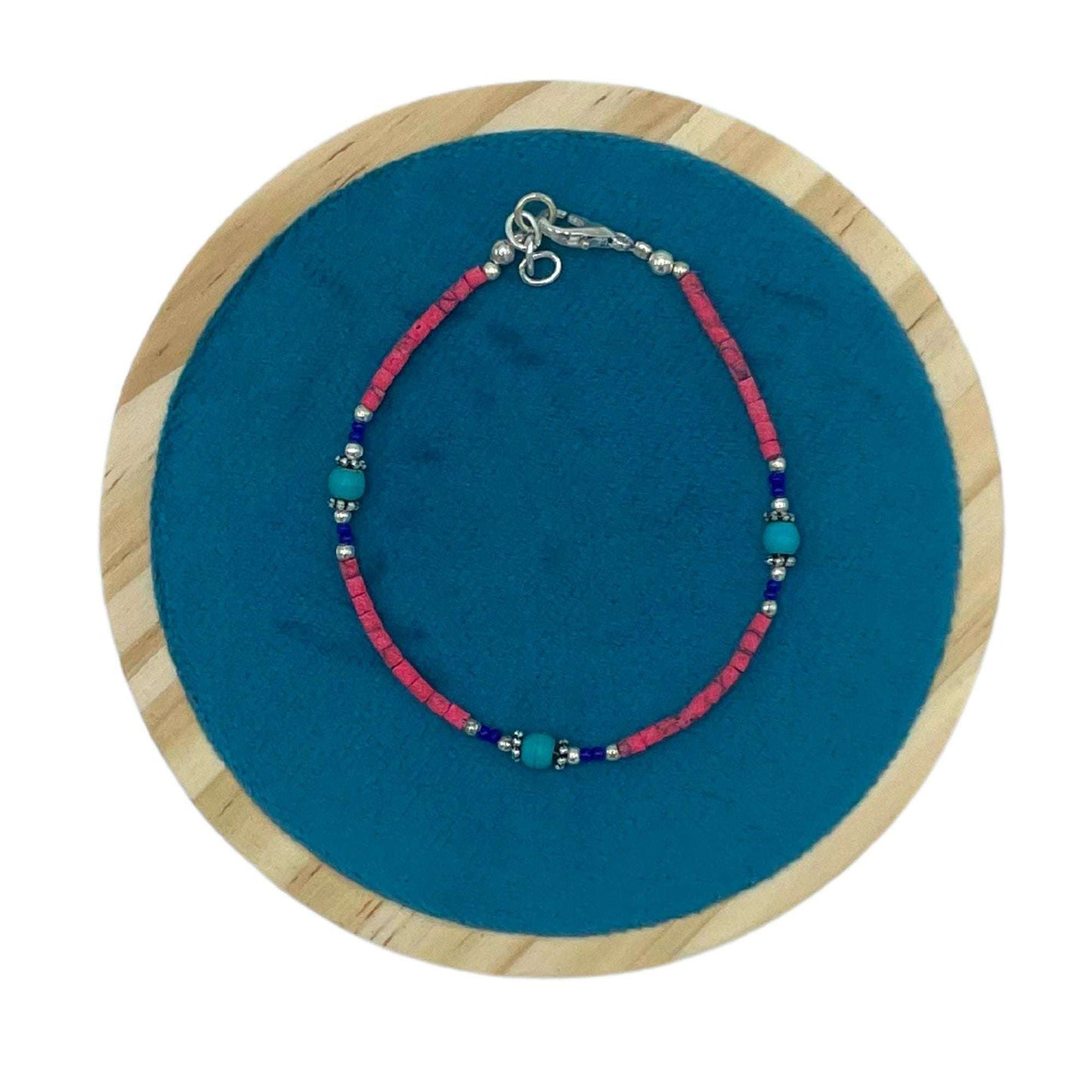 Le Bracelet Aube Himalayenne Corail Rose & Turquoise