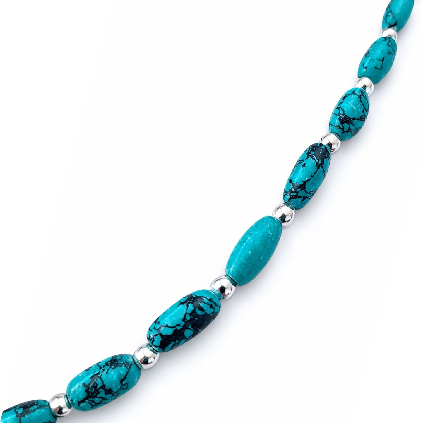 Parure Éclat des Lagons – Collier & Bracelet en Turquoise