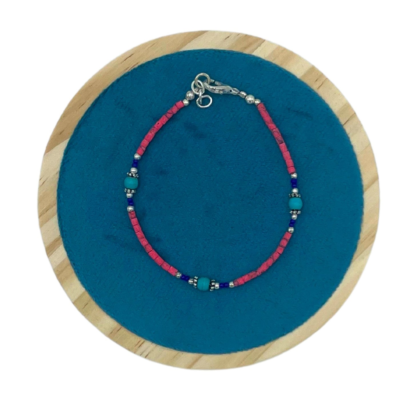Le Bracelet Aube Himalayenne Corail Rose & Turquoise