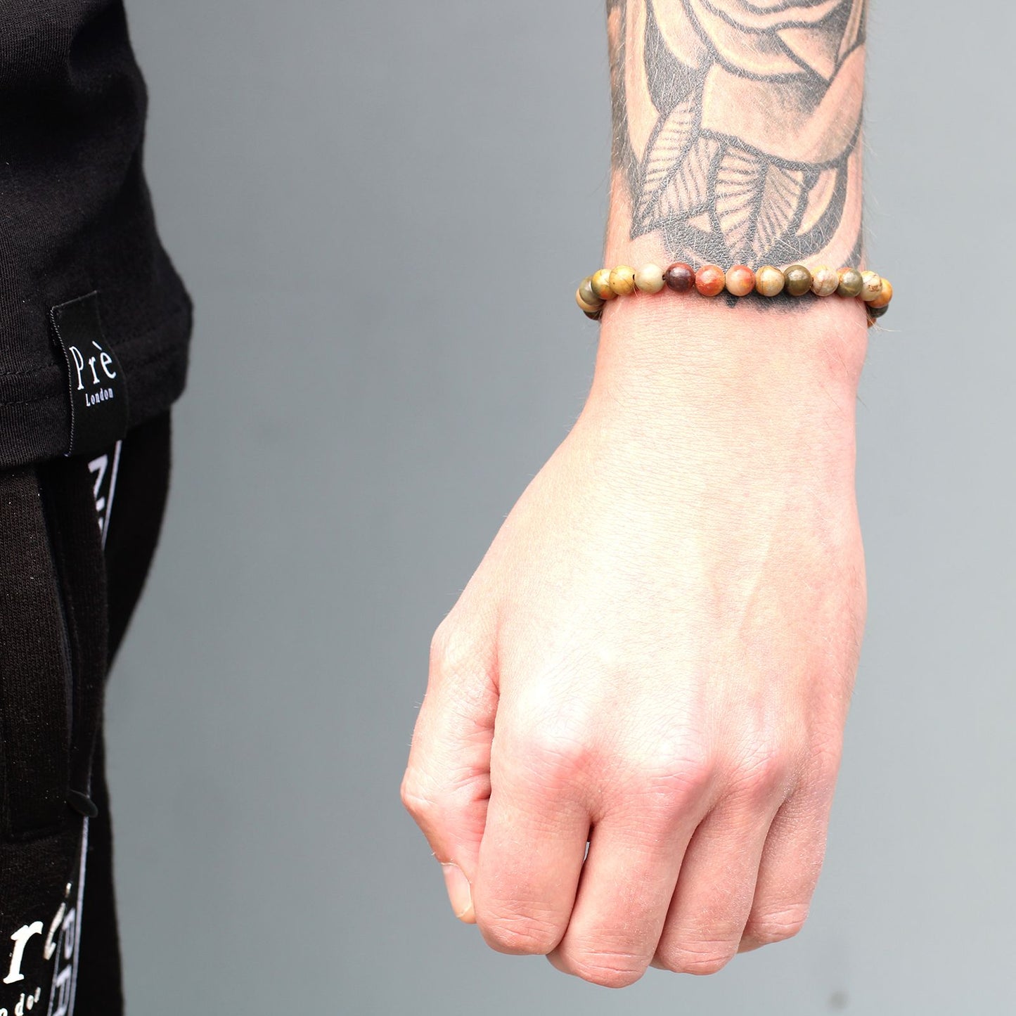 Le Bracelet Regard Protecteur Oeil de Tigre & Cordon Noir