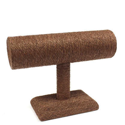 Présentoir Bracelet T-Bar Naturel Finition Chocolat